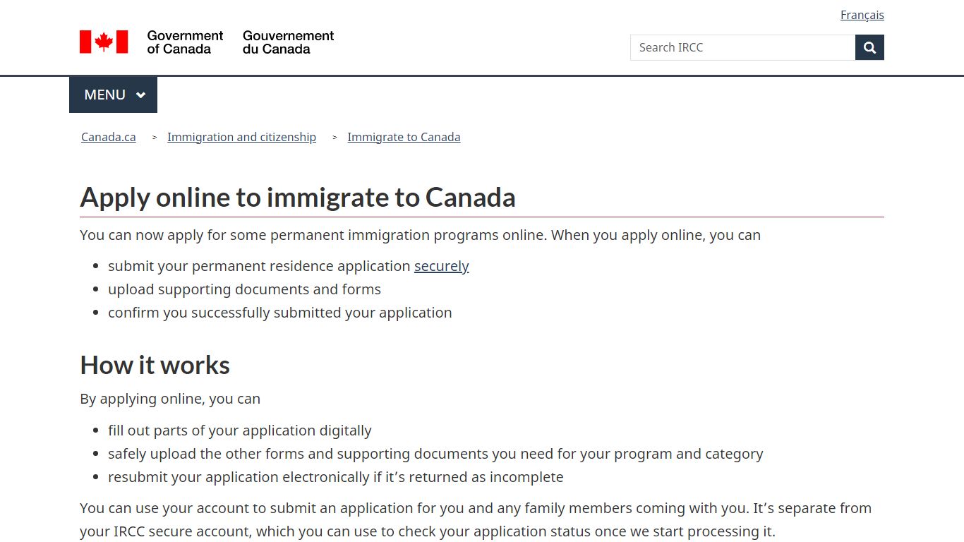 Apply online to immigrate to Canada - Canada.ca